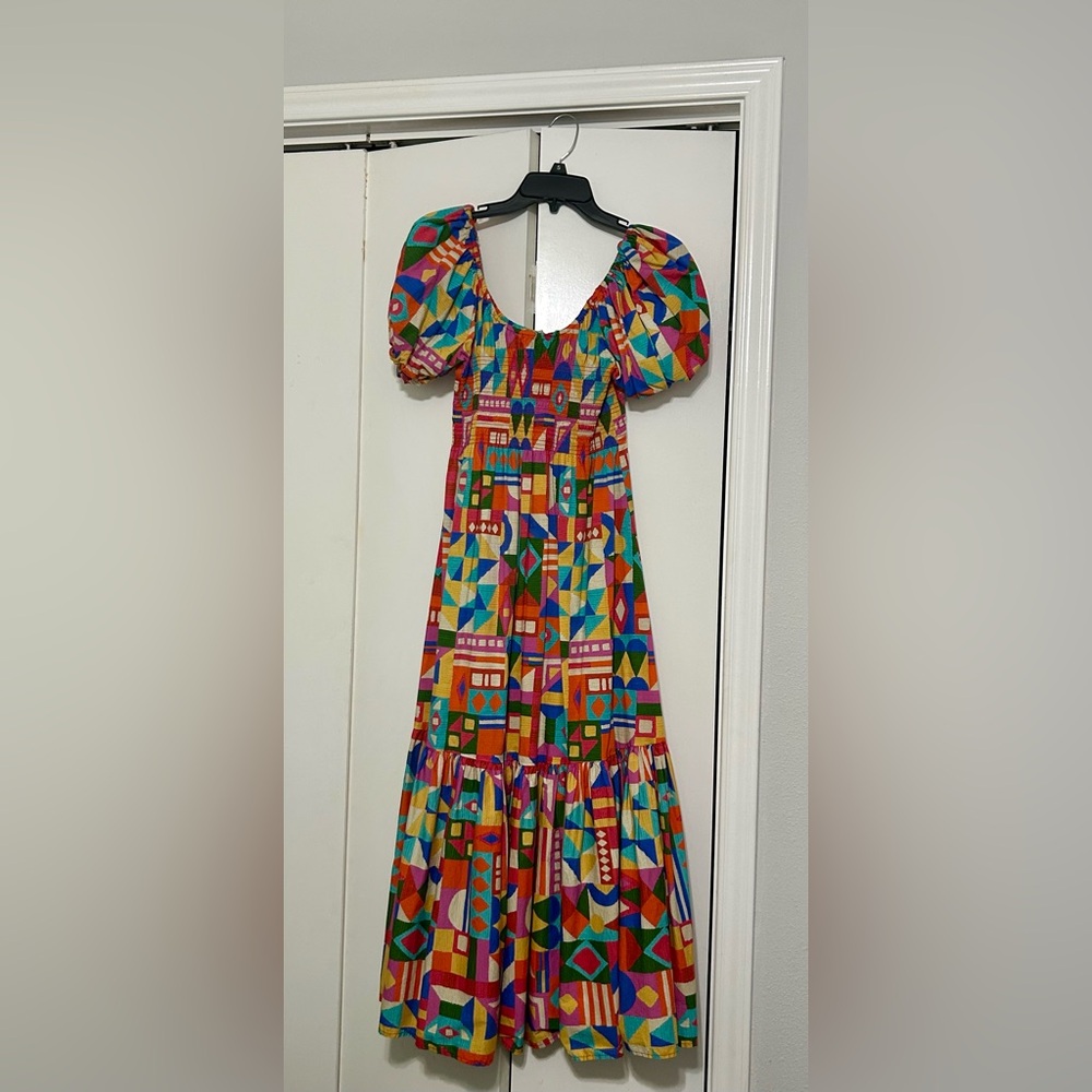 Colorful Geometric Dress